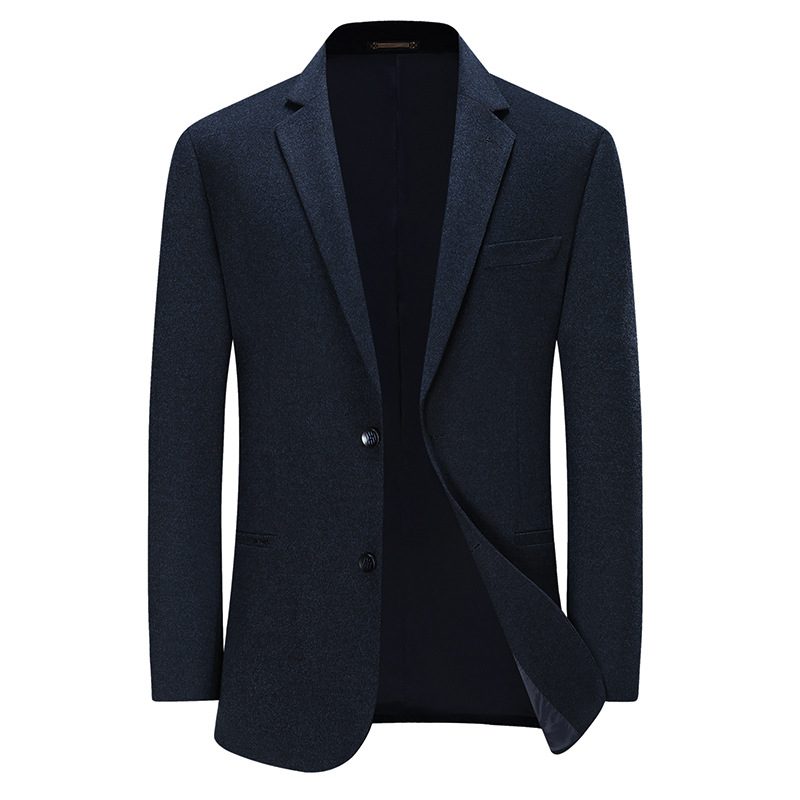 Herre Blazer Oversize Sportsfrakke Casual Business Moderne Revers Med To Knapper