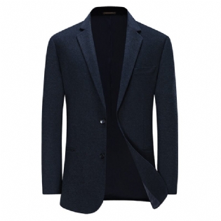 Herre Blazer Oversize Sportsfrakke Casual Business Moderne Revers Med To Knapper