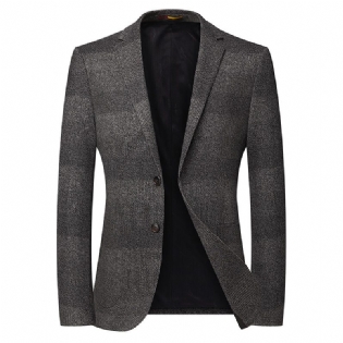 Herre Blazer Sportsfrakke Casual Lapel To Knapper Stor Størrelse